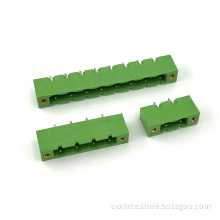 7.62MM plug-in PCB terminal right-angle pin base